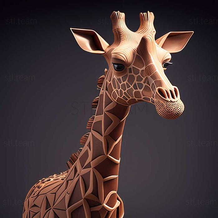 3D модель Жирафоидея (STL)